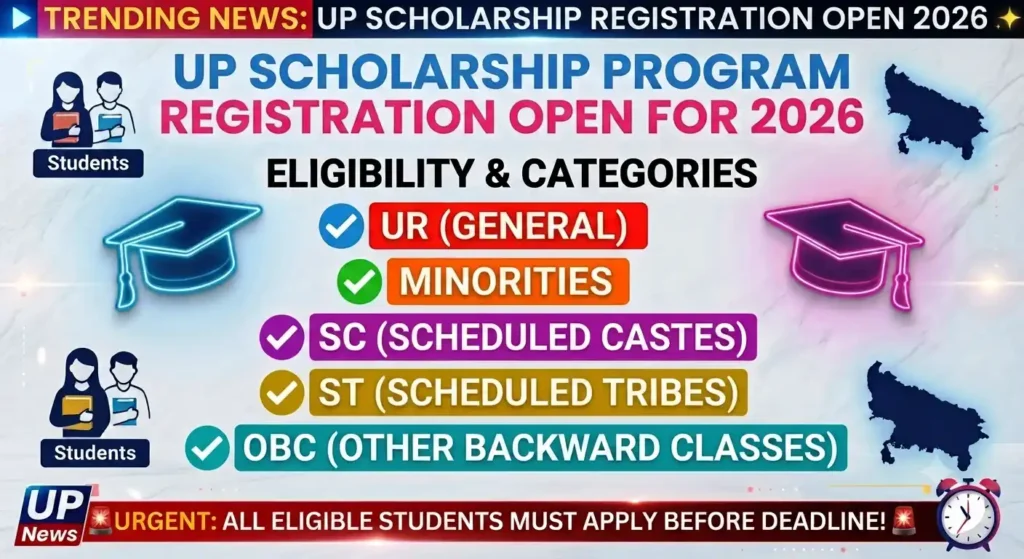UP Scholarship Registration Open for 2026