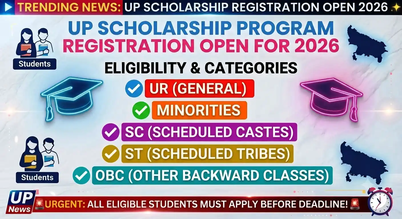 UP Scholarship Registration Open for 2026
