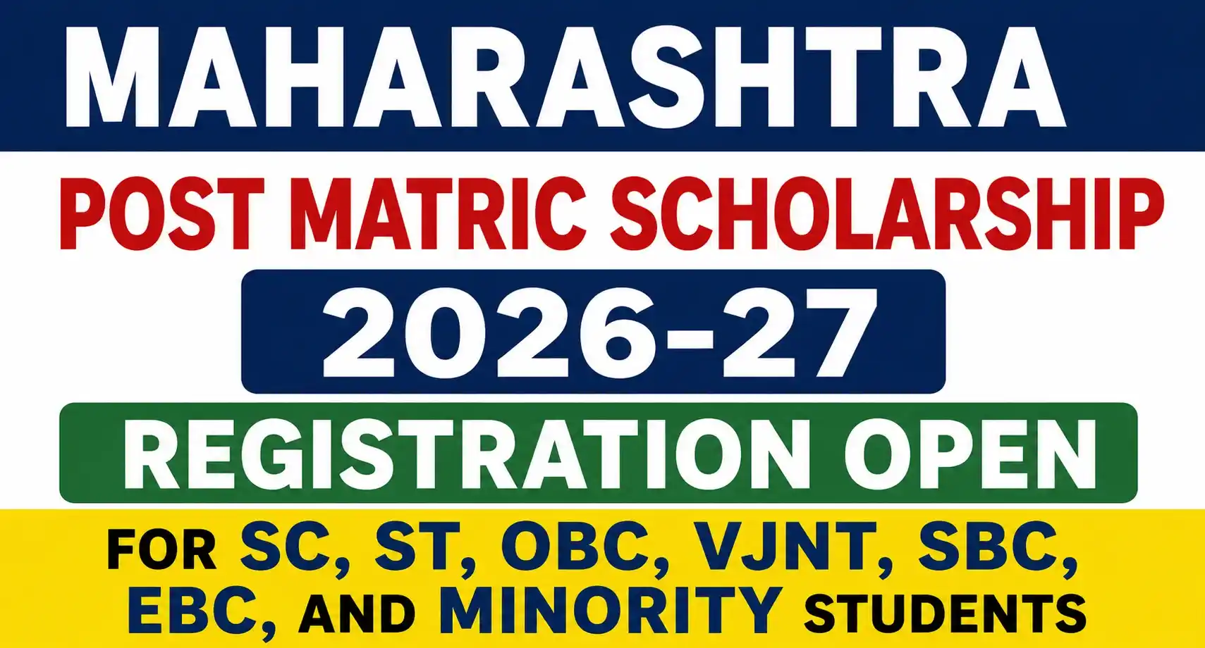 Maharashtra Post Matric Scholarship