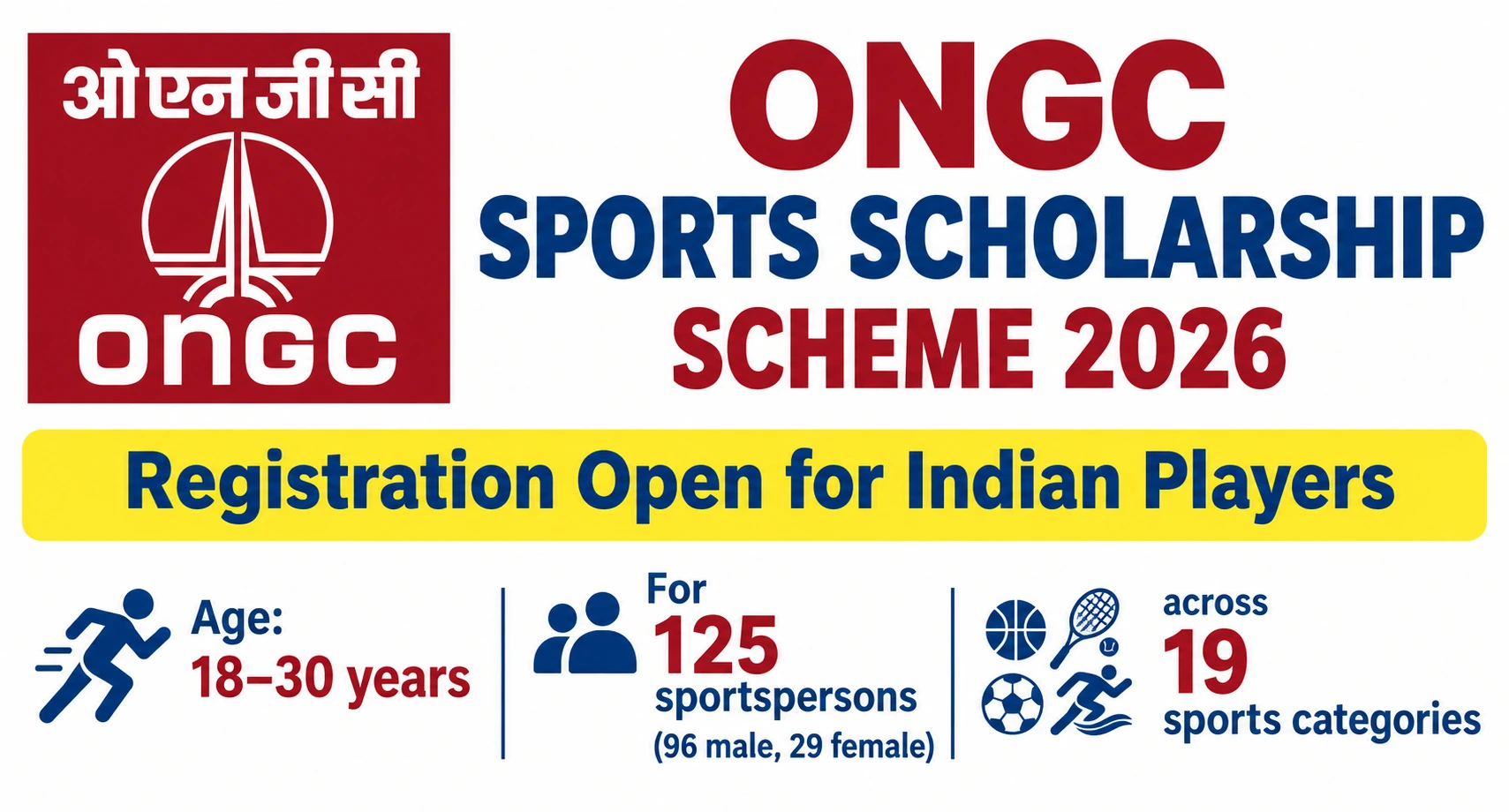 ONGC Sports Scholarship Scheme 2026