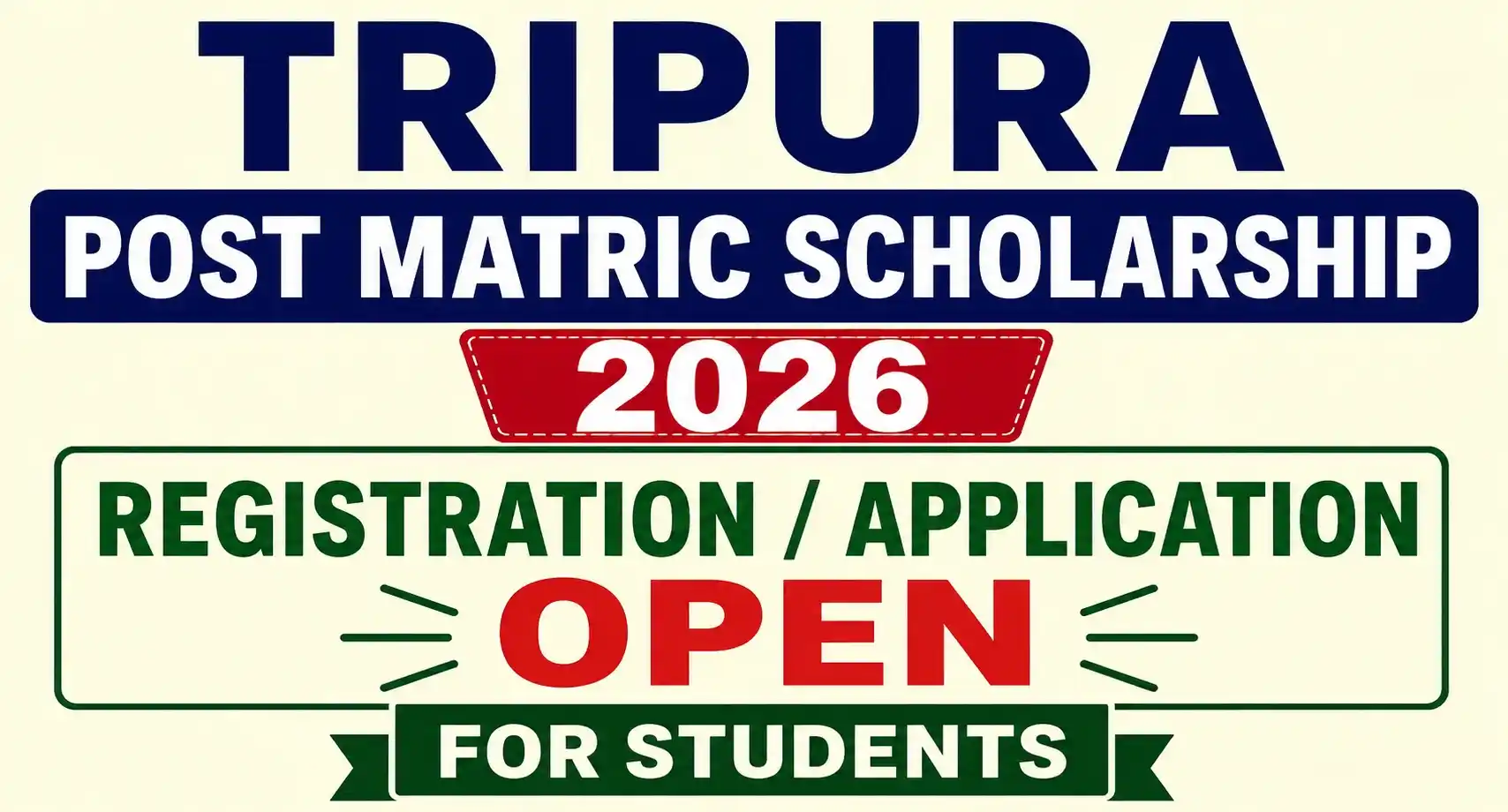 Tripura Post Matric Scholarship