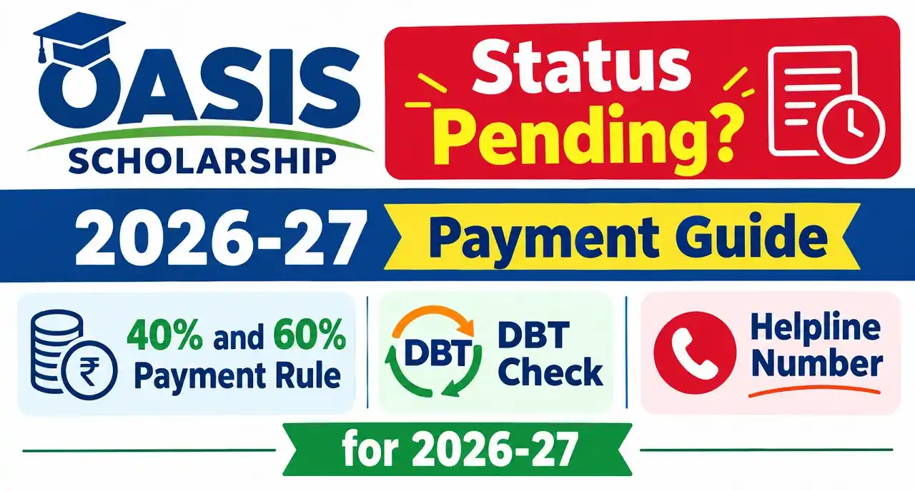 Oasis Scholarship Status Pending